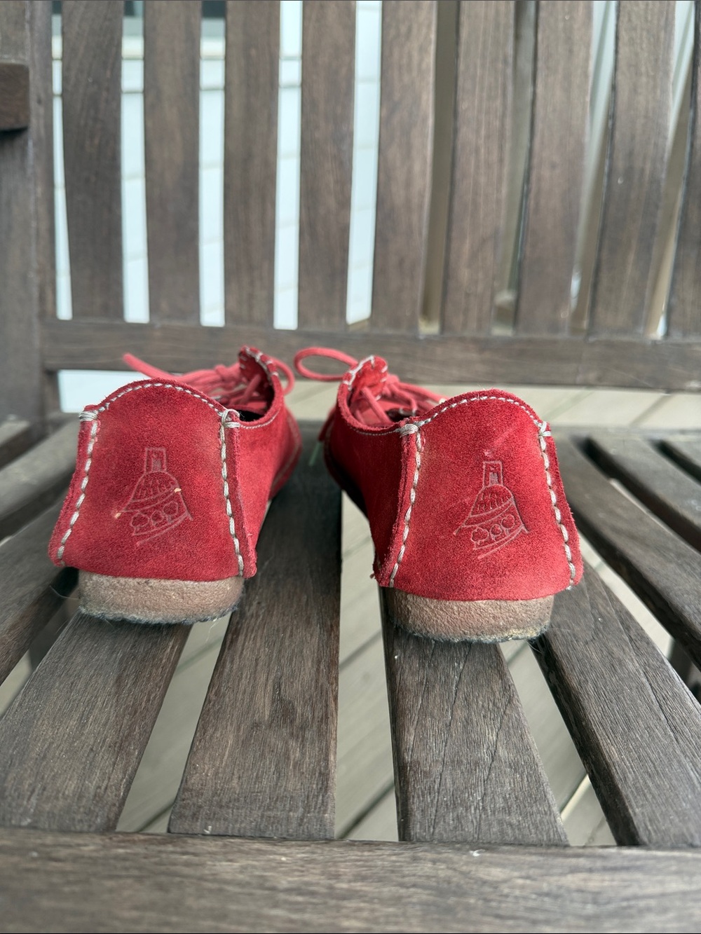 Clark’s suede leather moccasin shoes - Picture 5 of 8